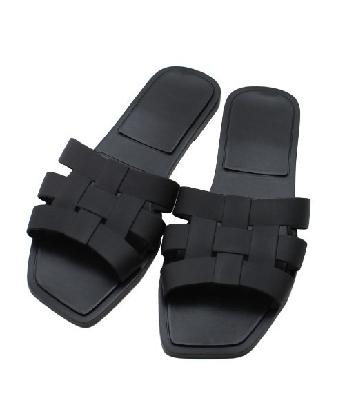 polka polka / ポルカポルカ メッシュ編み込み ビーチサンダル