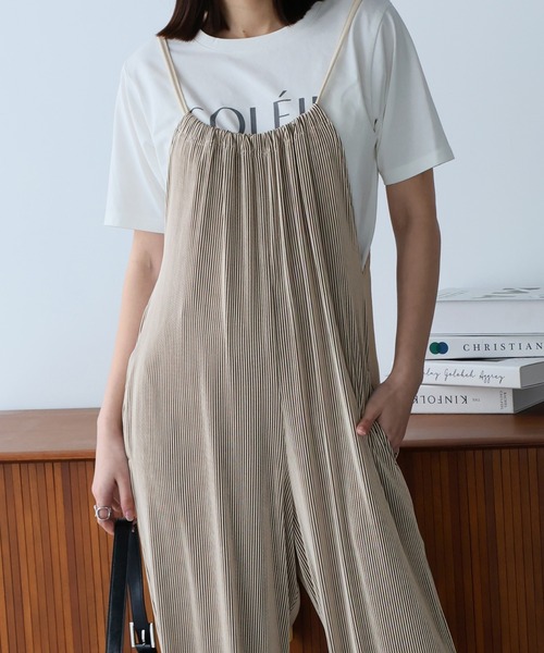 セール】ワイドサロペットパンツ（サロペット/オーバーオール）｜Girly