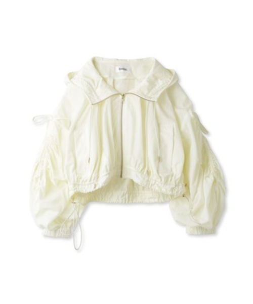 SNIDEL（スナイデル）の「ショートブルゾン（ブルゾン・レディース・ブラック/オフホワイト/ラベンダー・FREE）」の21枚目の写真