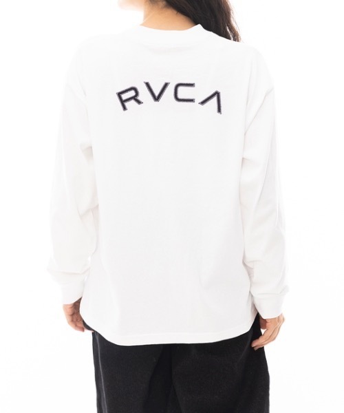 セール】RVCA レディース FAKE RVCA LS ロングスリーブTシャツ
