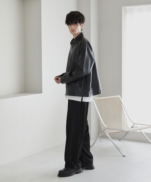 グラデーション オーバーサイズ カジュアル アウター 春秋 ★ shiki tokyo（シキトウキョウ）の「Oversized Gradation Knit