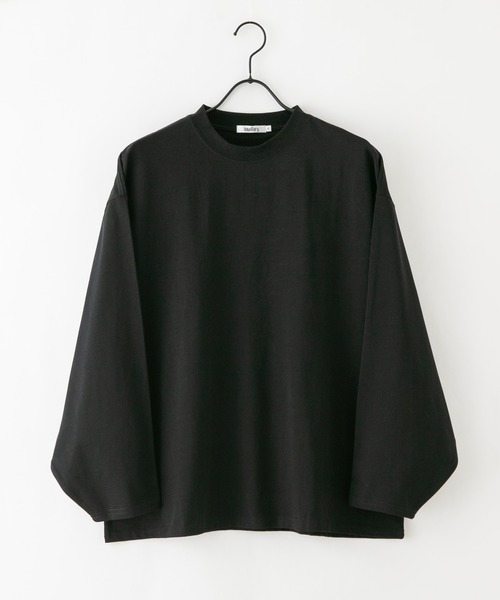 bounDary（バウンダリー）の「【bounDary/バウンダリー】 ワイドスリーブ オーバーサイズロンT（Tシャツ/カットソー・レディース・ホワイト/ブラック・FREE）」の6枚目の写真