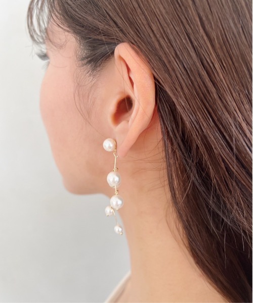 thank U more（サンキューモア）の「ブランチデザインパールピアス