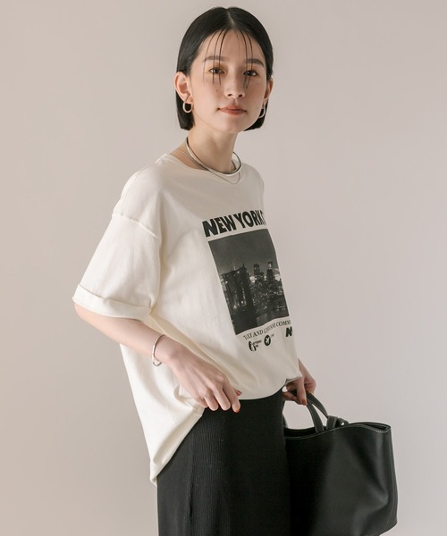 RIVE DROITE（リヴドロワ）の「R.good(アールドットグッド)/ラウンドカーブピアス（ピアス（両耳用）・レディース・シルバー/ゴールド・FREE）」の8枚目の写真