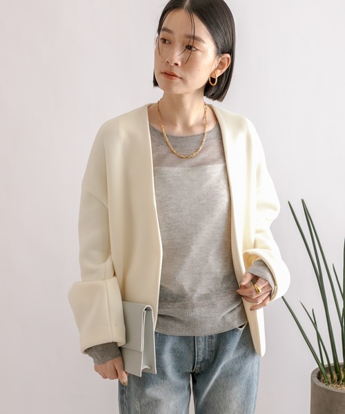 RIVE DROITE（リヴドロワ）の「R.good(アールドットグッド)/ラウンドカーブピアス（ピアス（両耳用）・レディース・シルバー/ゴールド・FREE）」の18枚目の写真