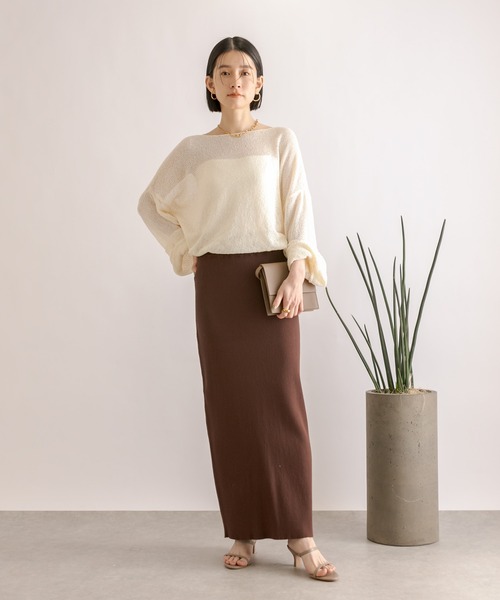 RIVE DROITE（リヴドロワ）の「R.good(アールドットグッド)/ラウンドカーブピアス（ピアス（両耳用）・レディース・シルバー/ゴールド・FREE）」の13枚目の写真