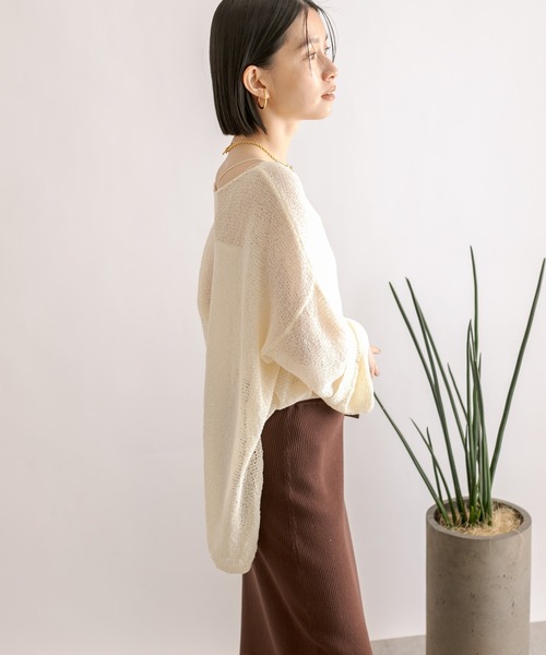 RIVE DROITE（リヴドロワ）の「R.good(アールドットグッド)/ラウンドカーブピアス（ピアス（両耳用）・レディース・シルバー/ゴールド・FREE）」の14枚目の写真