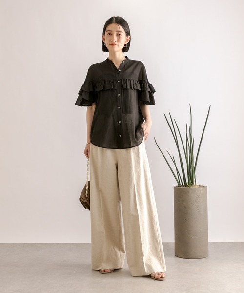 RIVE DROITE（リヴドロワ）の「R.good(アールドットグッド)/ラウンドカーブピアス（ピアス（両耳用）・レディース・シルバー/ゴールド・FREE）」の11枚目の写真