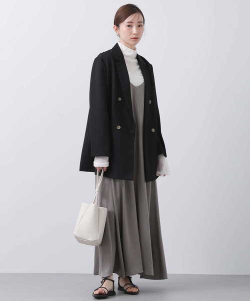 Gready Brilliant(グレディブリリアン)の「CuRキャミワンピース(ワンピース・レディース・ブラック/グレー・38)」の19枚目の写真