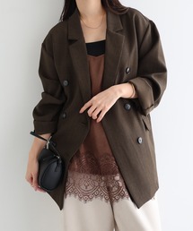 andme（アンドミー）の「【新色追加】ダブルブレストテーラードジャケット（テーラードジャケット）」