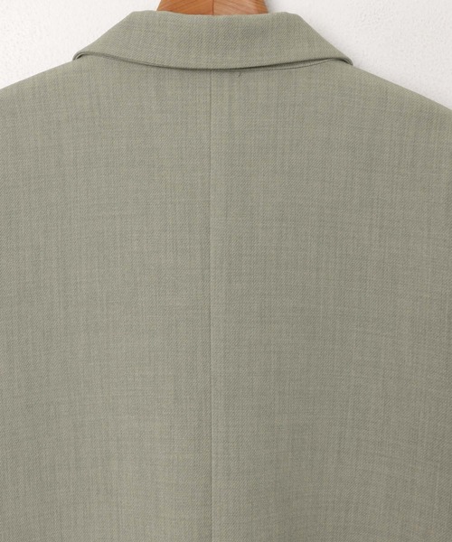 【セール】リネンライクダブルブレストテーラードジャケット（テーラードジャケット）｜andme（アンドミー）