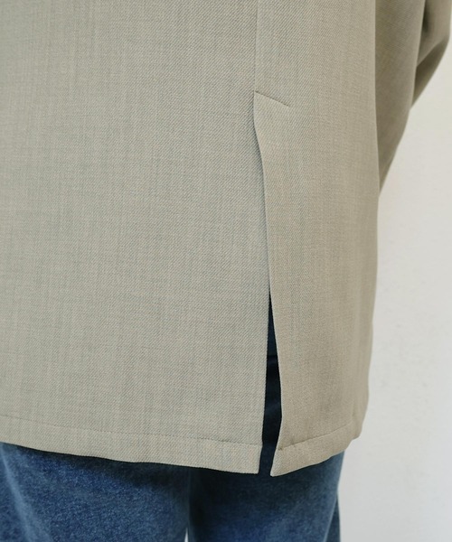 【セール】リネンライクダブルブレストテーラードジャケット（テーラードジャケット）｜andme（アンドミー）