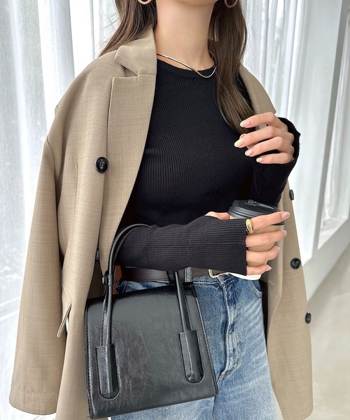 【セール】リネンライクダブルブレストテーラードジャケット（テーラードジャケット）｜andme（アンドミー）