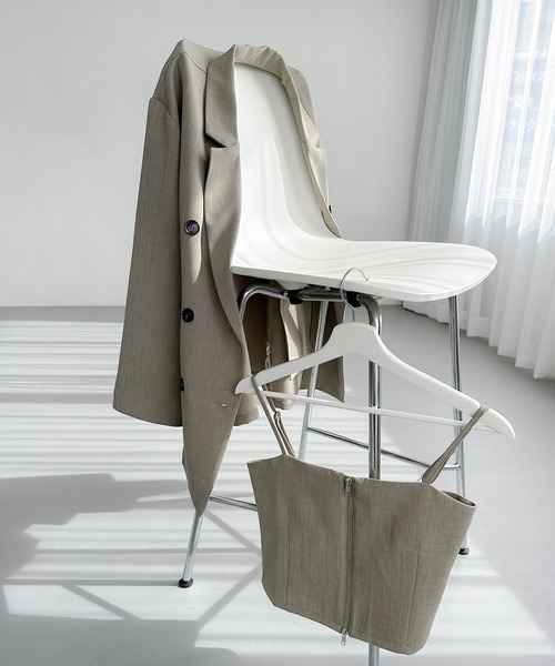 【セール】リネンライクダブルブレストテーラードジャケット（テーラードジャケット）｜andme（アンドミー）