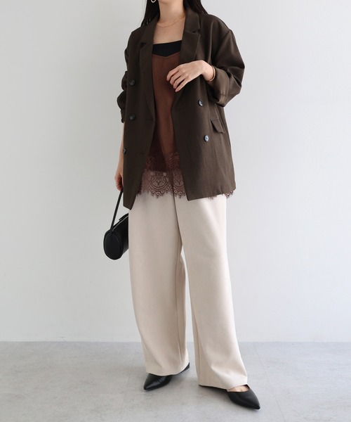 新色追加】ダブルブレストテーラードジャケット（テーラードジャケット