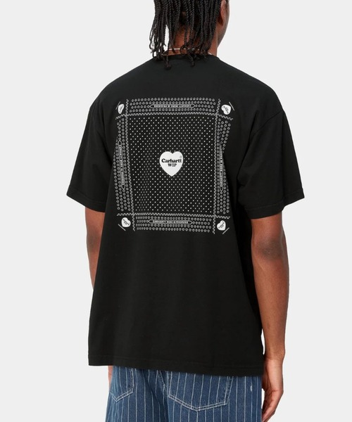 Carhartt（カーハート）の「【Carhartt WIP】S/S HEART BANDANA T-SHIRT（Tシャツ/カットソー・キッズ・ブラック×ホワイト/ホワイト×ブラック・X-LARGE/LARGE/MEDIUM）」の9枚目の写真