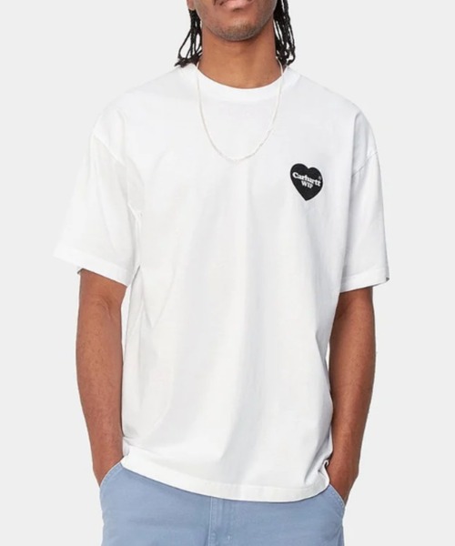 Carhartt（カーハート）の「【Carhartt WIP】S/S HEART BANDANA T-SHIRT（Tシャツ/カットソー・キッズ・ブラック×ホワイト/ホワイト×ブラック・X-LARGE/LARGE/MEDIUM）」の4枚目の写真