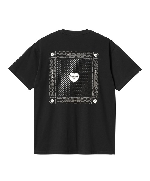 Carhartt（カーハート）の「【Carhartt WIP】S/S HEART BANDANA T-SHIRT（Tシャツ/カットソー・キッズ・ブラック×ホワイト/ホワイト×ブラック・X-LARGE/LARGE/MEDIUM）」の7枚目の写真