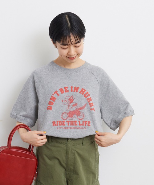 CHILD WOMEN　チャイルドウーマン　スウェット　ミニ裏毛　日本製 AMBIDEX Store ○marine savers 裏毛スウェット(F コン): CHILD