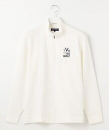 23区GOLF（ニジュウサンクゴルフ）の「【MEN】【吸湿発熱】クラブ柄 ハーフジップ（スウェット・メンズ）」