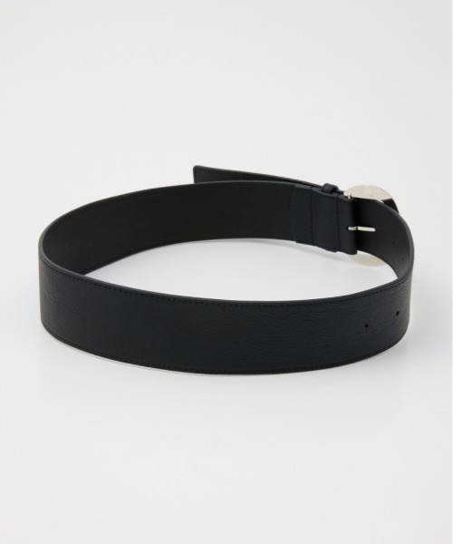 SLY（スライ）の「WIDE BUCKLE BELT ワイド バックル ベルト（ベルト・レディース・ブラック・FREE）」の5枚目の写真
