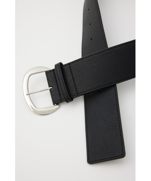 SLY（スライ）の「WIDE BUCKLE BELT ワイド バックル ベルト（ベルト・レディース・ブラック・FREE）」の7枚目の写真