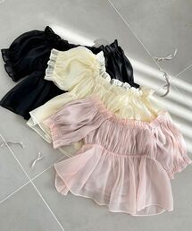 MAJESTIC LEGON | インナーセットフリルブラウス(シャツ/ブラウス)