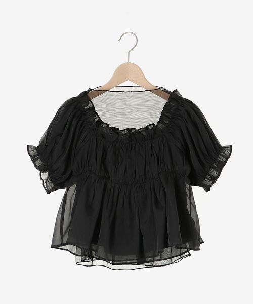 MAJESTIC LEGON（マジェスティックレゴン）の「インナーセットフリルブラウス（シャツ/ブラウス・レディース・ピンク/ブラック/アイボリー・MEDIUM）」の22枚目の写真