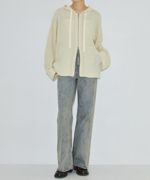 PUBLIC TOKYO（パブリックトウキョウ）の「PUBLIC DENIM MULTIRELAX（デニムパンツ・レディース・ブルー・M-Regular/M-Long/L-Regular/L-Long/S-Regular/S-Long/XL-Regular）」の16枚目の写真