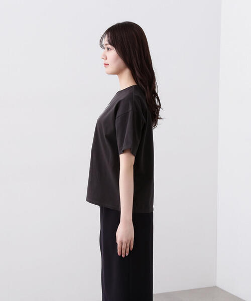 PROPORTION BODY DRESSING（プロポーションボディドレッシング）の「＜Ｅ＞ロゴＴシャツ / 1214167400（Tシャツ/カットソー・レディース・ダークグレー/ホワイト・FREE）」の8枚目の写真
