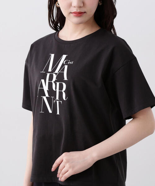PROPORTION BODY DRESSING（プロポーションボディドレッシング）の「＜Ｅ＞ロゴＴシャツ / 1214167400（Tシャツ/カットソー・レディース・ダークグレー/ホワイト・FREE）」の10枚目の写真
