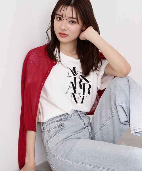 PROPORTION BODY DRESSING（プロポーションボディドレッシング）の「＜Ｅ＞ロゴＴシャツ / 1214167400（Tシャツ/カットソー・レディース・ダークグレー/ホワイト・FREE）」の2枚目の写真