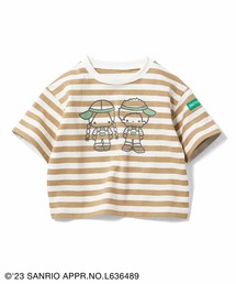 シロップ．（シロップ．）の「サンリオキャラクターコラボ　カラーボーダーのＴシャツ：キッズ（Tシャツ/カットソー）」