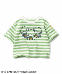シロップ．（シロップ．）の「サンリオキャラクターコラボ　カラーボーダーのＴシャツ：キッズ（Tシャツ/カットソー）」