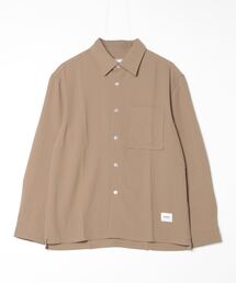 ALWAYS GOOD TIME | 【BAEXFATE/べクスフェイト】バックサテン センターバックプリーツ長袖シャツ(シャツ/ブラウス)
