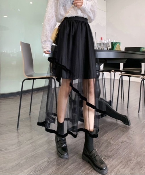 サクサクパンダ personsoul スカート PERSONSOUL(パーソンソウル) - Detachable Denim Cargo Skirt