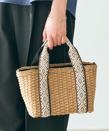 grove | スクエアテープペーパー巾着2WAYトート(トートバッグ)