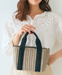 grove | スクエアテープペーパー巾着2WAYトート(トートバッグ)