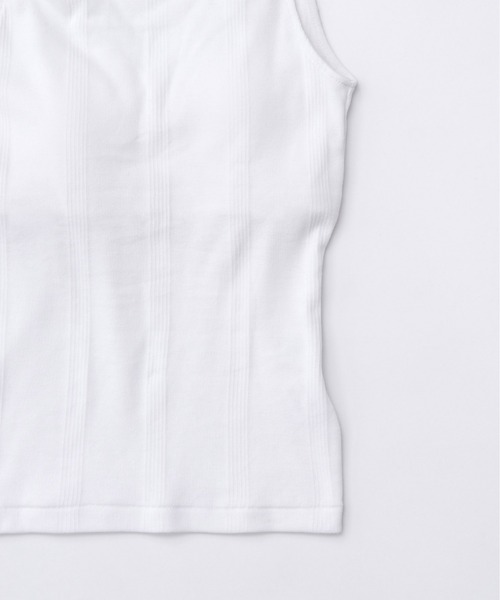 MAISON SPECIAL ホワイト フリル キャミソール MAISON SPECIAL キャミソール Ruffle Shirring Camisole