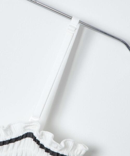 WEGO（ウィゴー）の「WEGO/2WAYシャーリングキャミ（キャミソール・レディース・ブラック/オフホワイト/その他1・FREE）」の10枚目の写真