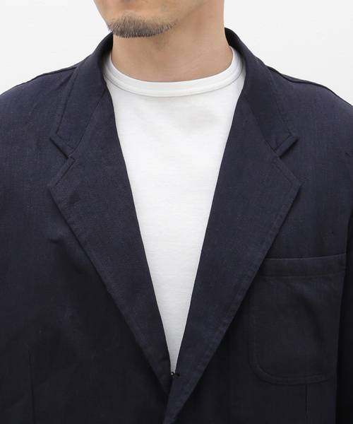 BEAMS +別注 キャプテンサンシャイン テーラードジャケット ネイビー Doublebreasted Blazer | KAPTAIN SUNSHINE(キャプテン
