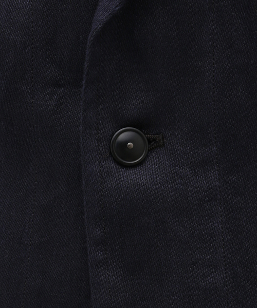 Kaptain Sunshine(キャプテン サンシャイン)の「KAPTAIN SUNSHINE / Work Jacket KS24SJK08(テーラードジャケット・メンズ・ネイビー/ブラウン・MEDIUM/LARGE)」の13枚目の写真