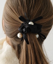 ANOH（アノー）の「パールリボンヘアゴム（ヘアゴム）」