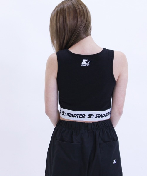 STARTER ロゴテープ ショートタンクトップ / レディース