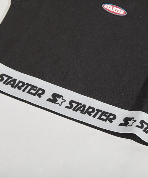 STARTER(スターター)の「STARTER ロゴテープ ショートタンクトップ / レディース ショート丈 ノースリーブ(タンクトップ・レディース・ホワイト/ブラック・M/L)」の9枚目の写真