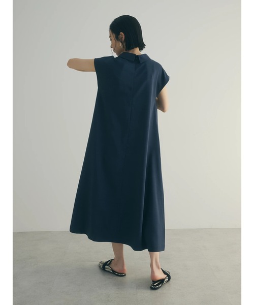 armonia（アルモニーア）の「a.襟付きフレアワンピース（ワンピース・レディース・ネイビー/ブラウン/ブラック・FREE）」の4枚目の写真