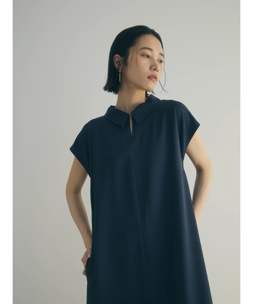 armonia（アルモニーア）の「a.襟付きフレアワンピース（ワンピース・レディース・ネイビー/ブラウン/ブラック・FREE）」の6枚目の写真