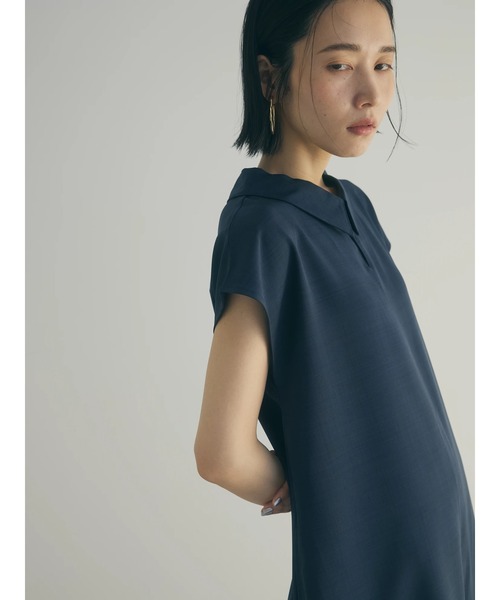 armonia（アルモニーア）の「a.襟付きフレアワンピース（ワンピース・レディース・ネイビー/ブラウン/ブラック・FREE）」の7枚目の写真