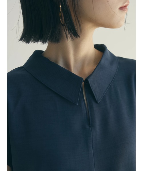 armonia（アルモニーア）の「a.襟付きフレアワンピース（ワンピース・レディース・ネイビー/ブラウン/ブラック・FREE）」の9枚目の写真