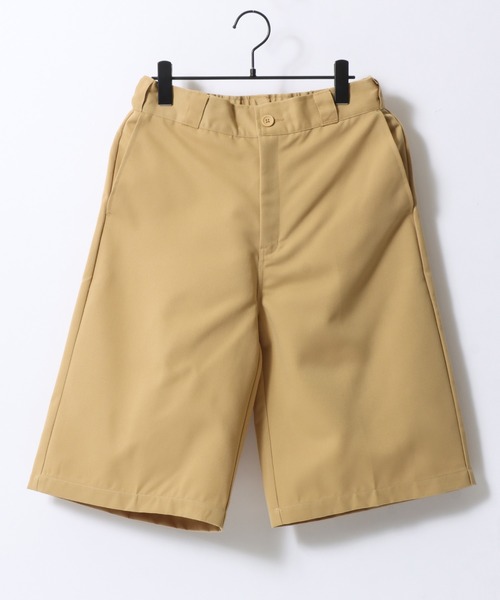 SITRY（シトリー）の「Twill Fabric Wide Shorts/ツイル ワイドショーツ ハーフパンツ ワークショーツ（チノパンツ・メンズ・グリーン/ベージュ/オレンジ/ブラック・M/L/LL）」の16枚目の写真